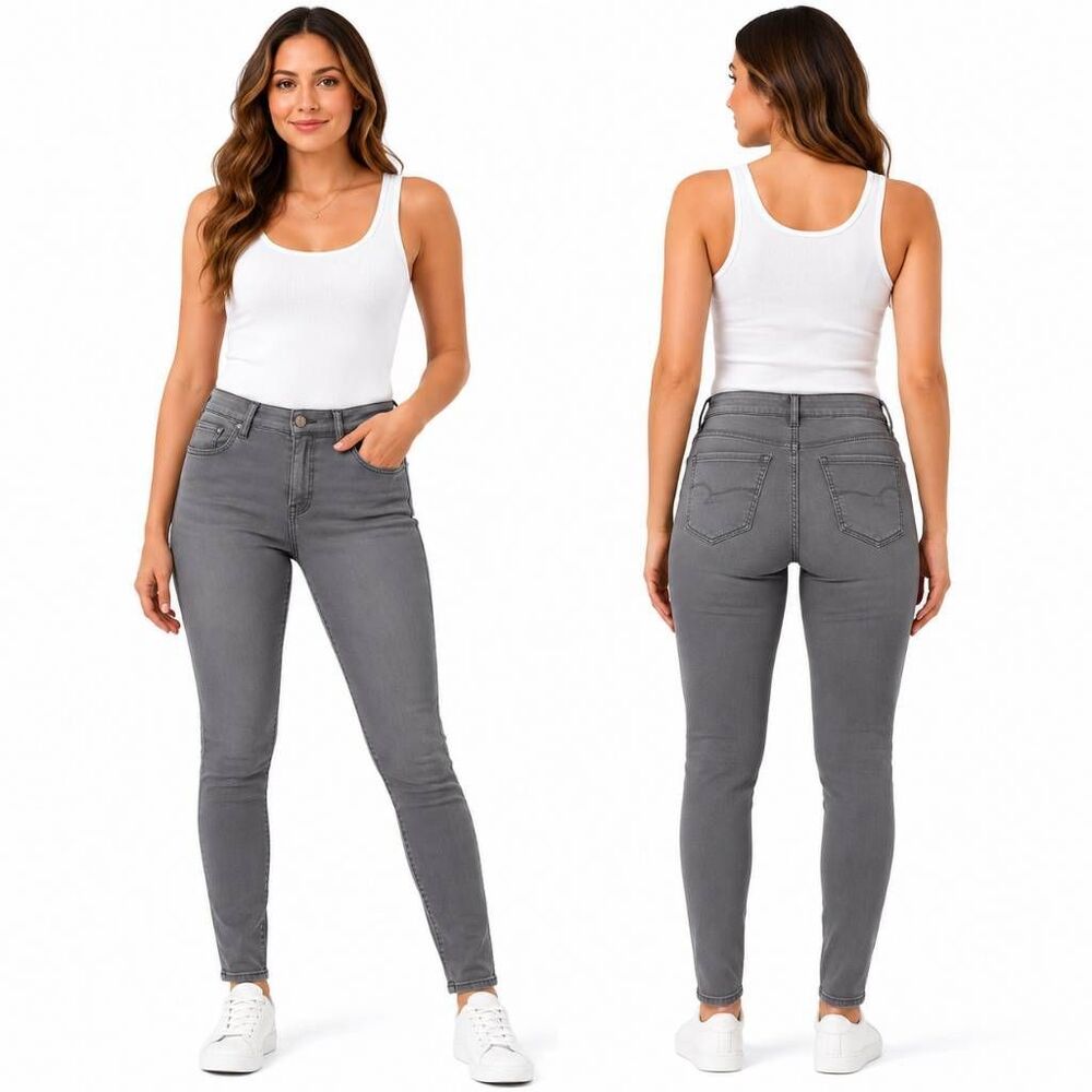 American Eagle Hi-Rise Jegging Gray Size 4 Long